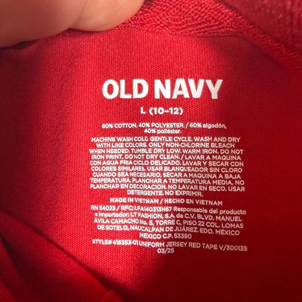 Old Navy Kids Red Uniform Jersey Polo Shirts 2-Pack Size L 10-12 416363-01